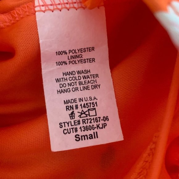 Peach Love California Floral Romper Small - Picture 5 of 5